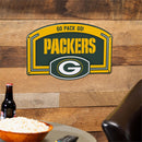 Green Bay Packers USA Embossed Steel Wall Sign, 11" x 17"