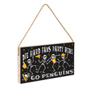 Pittsburgh Penguins Halloween Wood Wall Sign, 6x11