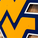 West Virginia University Layered Metal Wall Art