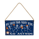Houston Astros Halloween Wood Wall Sign, 6x11
