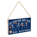 Houston Astros Halloween Wood Wall Sign, 6x11