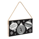 Chicago White Sox Holiday Wood Wall Sign, 6x11