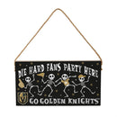 Vegas Golden Knights Halloween Wood Wall Sign, 6x11