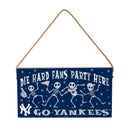 New York Yankees Halloween Wood Wall Sign, 6x11