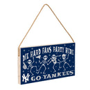 New York Yankees Halloween Wood Wall Sign, 6x11