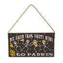 San Diego Padres Halloween Wood Wall Sign, 6x11