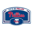 Philadelphia Phillies USA Embossed Steel Wall Sign, 11" x 17"