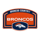 Denver Broncos USA Embossed Steel Wall Sign, 11" x 17"