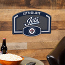 Winnipeg Jets USA Embossed Steel Wall Sign, 11" x 17"