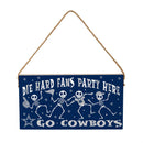 Dallas Cowboys Halloween Wood Wall Sign, 6x11