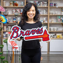 Atlanta Braves Layered Metal Wall Art