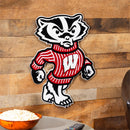 University of Wisconsin-Madison Standing Bucky Layered Metal Wall Art