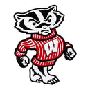 University of Wisconsin-Madison Standing Bucky Layered Metal Wall Art