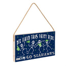 Seattle Seahawks Halloween Wood Wall Sign, 6x11