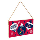 St Louis Cardinals Holiday Wood Wall Sign, 6x11
