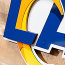 Los Angeles Rams Layered Metal Wall Art