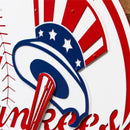New York Yankees Layered Metal Wall Art