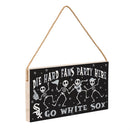 Chicago White Sox Halloween Wood Wall Sign, 6x11