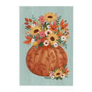 Harvest Blossom Wall Decor, Wood, Pumpkin and Sunflower Bouquet, 24"x16"