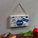 Seattle Seahawks Holiday Wood Wall Sign, 6x11
