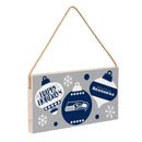 Seattle Seahawks Holiday Wood Wall Sign, 6x11