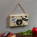 New Orleans Saints Holiday Wood Wall Sign, 6x11
