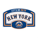 New York Mets USA Embossed Steel Wall Sign, 11" x 17"