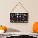 Chicago Blackhawks Halloween Wood Wall Sign, 6x11