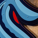 Seattle Kraken Layered Metal Wall Art