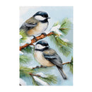 Snowbirds Chickadees Indoor Wall Decor, 24"x16"