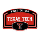 Texas Tech University USA Embossed Steel Wall Sign, 11" x 17"