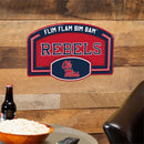 University of Mississippi USA Embossed Steel Wall Sign, 11" x 17"