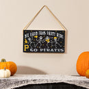 Pittsburgh Pirates Halloween Wood Wall Sign, 6x11