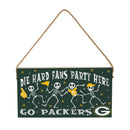 Green Bay Packers Halloween Wood Wall Sign, 6x11