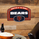 Chicago Bears USA Embossed Steel Wall Sign, 11" x 17"