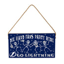 Tampa Bay Lightning Halloween Wood Wall Sign, 6x11