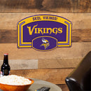 Minnesota Vikings USA Embossed Steel Wall Sign, 11" x 17"
