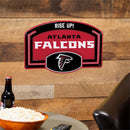 Atlanta Falcons USA Embossed Steel Wall Sign, 11" x 17"