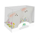 Hop Into Spring Salt and Pepper Shaker, Ceramic Floral Bunny, 2.3"H, Set of 2