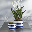 NAPA Home & Garden, BARCLAY BUTERA BAYSIDE HAND-PAINTED POTS, SET OF 2,SR252BL