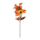 Harvest Blossom Stem, Autumn Sunflower, 25"