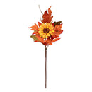 Harvest Blossom Stem, Autumn Sunflower, 19"H