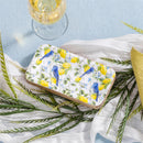 Seaside Retreat Songbird Citrus Serveware, Wood Rectangular Tray, 6.75"L