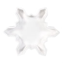 Heartfelt Cheer Bowl Ceramic Snowflake Shaped Dish, Set of 2