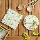 VivaStyle Veranda Garden, Wooden Cheese Board with Knife, Asst of 2(1 square & 1 round)