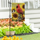 Sunflower Days Suede Garden Flag