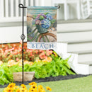 Beach Escape Suede Garden Flag