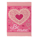 Laced Heart Be Mine Suede House Flag