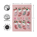 Sweet Jolly Stockings Suede Flag Garden