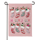 Sweet Jolly Stockings Suede Flag Garden